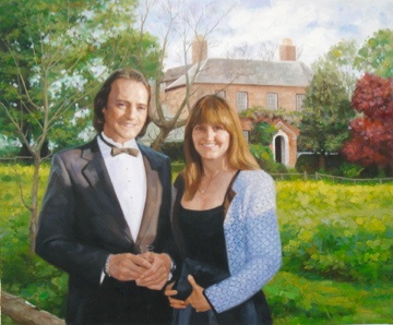 Luxury Christmas Gidts - Touching Oil Portrait